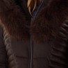 Guess Chaqueta Fibras New Oxana Jacket Cream Marrón Mujer