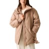 Guess Chaqueta Fibras Stefy Spuffer Jacket Muted Pink Rosa Pastel Mujer