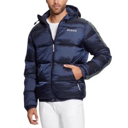 Guess Chaqueta Fibras Arlo Padded Jacket Dark Blue Azul Oscuro Hombre