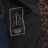 Guess Chaqueta Fibras Martina Print Crop Puffer Animal Print Mujer