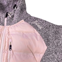 Joluvi Chaqueta Híbrida Fibras Nublo W Rosa Palo Mujer
