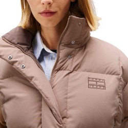 Tommy Hilfiger Chaqueta Plumas Down Puffer Malted Milk Beige Mujer