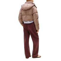 Tommy Hilfiger Chaqueta Plumas Down Puffer Malted Milk Beige Mujer