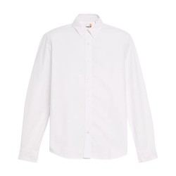 Timberland Camisa Oxford de Corte Entallado Blanco Hombre