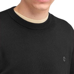 Timberland Jersey Williams River Cuello Redondo Negro Hombre