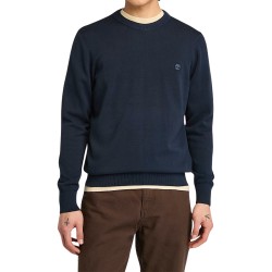 Timberland Jersey Williams River Cuello Redondo Azul Marino Hombre