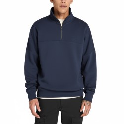 Timberland Sudadera 1/4 zip Azul Blue Hombre