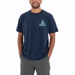 Hurley Camiseta Sider BP Navy Azul Marino Hombre