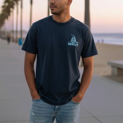 Hurley Camiseta Sider BP Navy Azul Marino Hombre