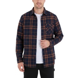 Hurley Camisa Axe Sherpa Flannel Obsidian Azul Marino Hombre
