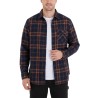 Hurley Camisa Axe Sherpa Flannel Obsidian Azul Marino Hombre