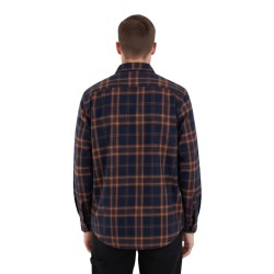 Hurley Camisa Axe Sherpa Flannel Obsidian Azul Marino Hombre