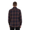 Hurley Camisa Axe Sherpa Flannel Obsidian Azul Marino Hombre