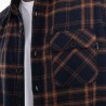 Hurley Camisa Axe Sherpa Flannel Obsidian Azul Marino Hombre