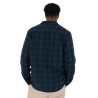 Hurley Camisa Axe Sherpa Flannel Jade Horizon Camo Azul Verde Hombre