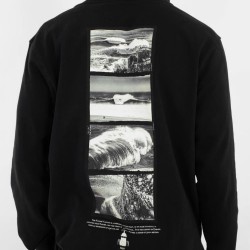 Hurley Sudadera Nazare Zip Black Negro Hombre