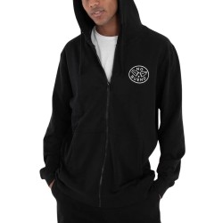 Hurley Sudadera Sider Zip Black Negro Hombre