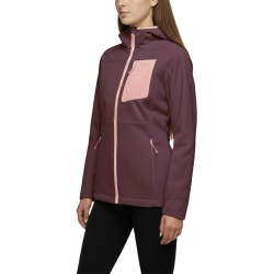 Joluvi Softshell Alpha Hood Morado Uva Catawba Rosa Palo Mujer