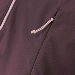 Joluvi Softshell Alpha Hood Morado Uva Catawba Rosa Palo Mujer