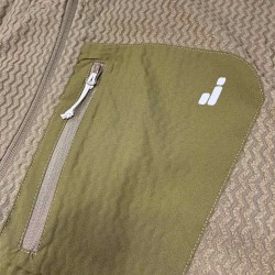 Joluvi Chaqueta Polar Alpha Gris Fósil Verde Hombre