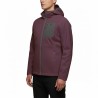 Joluvi Softshell Alpha Hood Morado Uva Catawba Antracita Hombre