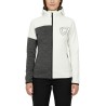 Rock Experience Sudadera Polar Kobra Hoodie Fleece Blanco Mujer