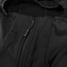 Rock Experience Sudadera Polar Kobra Hoodie Fleece Negro Gris Mujer