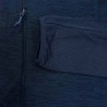 Rock Experience Sudadera Polar Kobra Hoodie Fleece Azul Marino Hombre