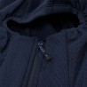 Rock Experience Sudadera Polar Kobra Hoodie Fleece Azul Marino Hombre