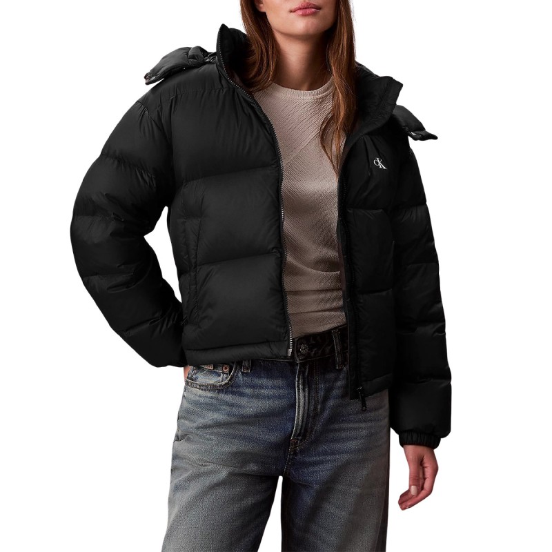 Calvin Klein Chaqueta Plumas Black Negro Mujer