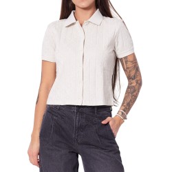Calvin Klein Polo Chalk Blanco Roto Mujer