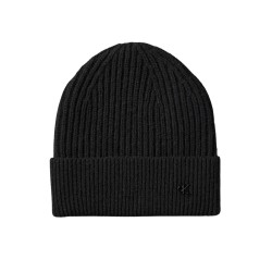 Calvin Klein Gorro Metal Wool Beanie Negro Charcoal Heather Hombre