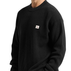Calvin Klein Jersey Punto Negro Black Hombre