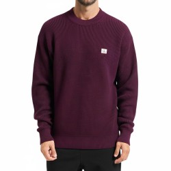 Calvin Klein Jersey Punto Morado Passion Plum Hombre