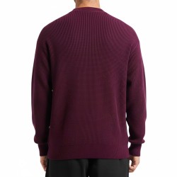 Calvin Klein Jersey Punto Morado Passion Plum Hombre