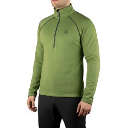 Ternua Pull Polar Vence 1/2 Zip Verde Grass Lime Hombre