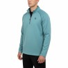Ternua Pull Polar Drac 1/2 Zip Gris Menta Gray Mint Hombre