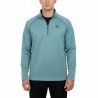 Ternua Pull Polar Drac 1/2 Zip Gris Menta Gray Mint Hombre