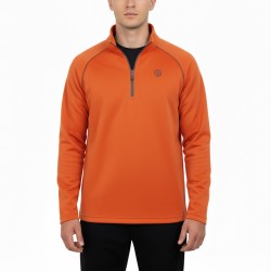 Ternua Pull Polar Drac 1/2 Zip Naranja Autumn Leaf Hombre