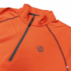 Ternua Pull Polar Drac 1/2 Zip Naranja Autumn Leaf Hombre