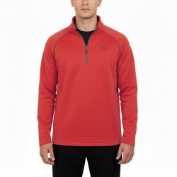Ternua Pull Polar Drac 1/2 Zip Rojo Orange Hombre