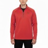 Ternua Pull Polar Drac 1/2 Zip Rojo Orange Hombre