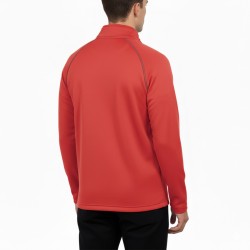 Ternua Pull Polar Drac 1/2 Zip Rojo Orange Hombre