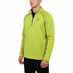 Ternua Pull Polar Drac 1/2 Zip Verde Deep Citrus Hombre
