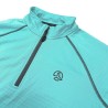 Ternua Pull Polar Allues 1/2 Zip Azul Waterfall Mujer