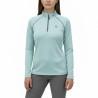 Ternua Pull Polar Allues 1/2 Zip Azul Pastel Hydro Mujer