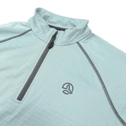 Ternua Pull Polar Allues 1/2 Zip Azul Pastel Hydro Mujer