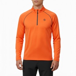 Ternua Pull Polar Arc 1/2 Zip Naranja Autumn Leaf Hombre