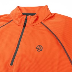 Ternua Pull Polar Arc 1/2 Zip Naranja Autumn Leaf Hombre