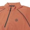 Ternua Pull Polar Arc 1/2 Zip Naranja Pálido Burnt Orange Hombre